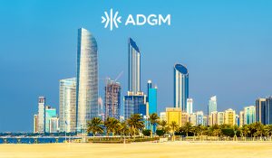 Aerial-view-of-Abu-Dhabi-Global-Market-ADGM-showcasing-modern-skyscrapers-and-financial-district-representing-the-UAE-hub-for-FinTech-and-digital-assets